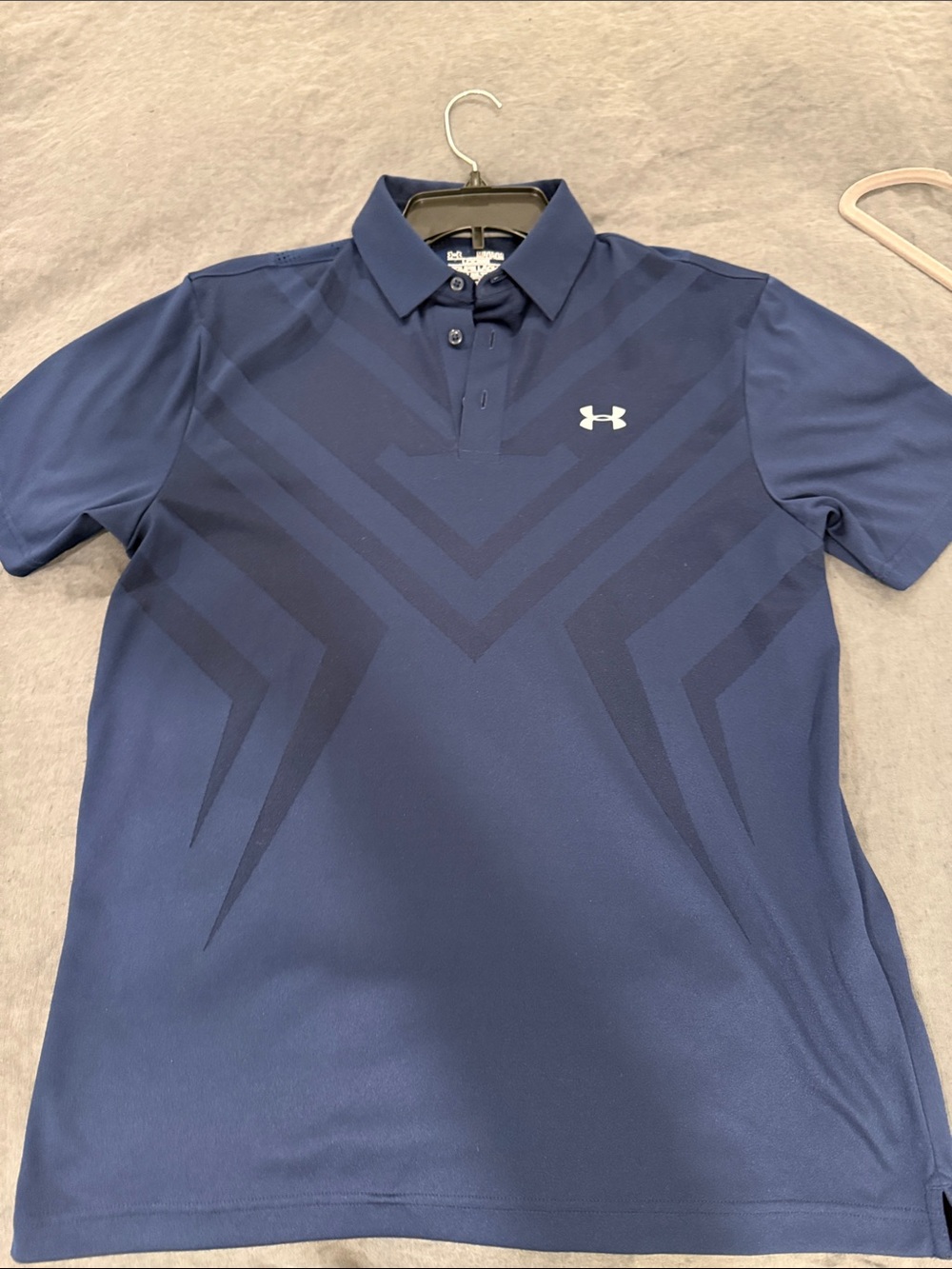 Under Armour Men’s Navy Blue Graphic Performance Polo